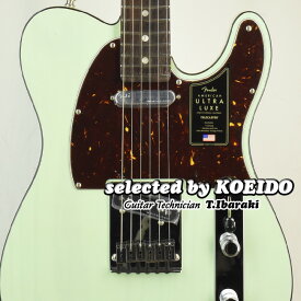 【New】Fender American Ultra Luxe Telecaster RW Transparent Sarf Green(selected by KOEIDO)店長厳選！実に久々、別格のウルトララックス！