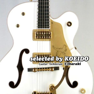 �yNew�zGretsch G6136T-59 Vintage Select Edition 59 Falcon Hollow Body w/Bigsby Vintage White(selected by KOEIDO)�X�����I�A���ɋv�X�̃z���C�g�t�@���R���I�ʊi�̐������T�E���h