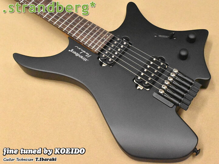 楽天市場】strandberg Boden Essential 6（Black Granite）【スペア弦 