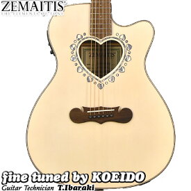 ZEMAITIS CAF-85HCW-C [chayプロデュースモデル]【クリップチューナー、スペア弦サービス中！】【送料無料】ゼマイティス　エレアコ