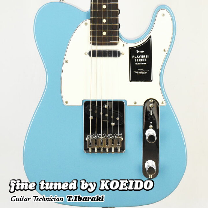 楽天市場】【New】Fender MEXICO Player II Telecaster RW Aquatone 