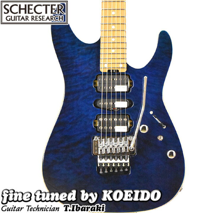 楽天市場】SCHECTER NV-3-24-AL-KO/RN BLU【光栄堂特注モデル】【送料 