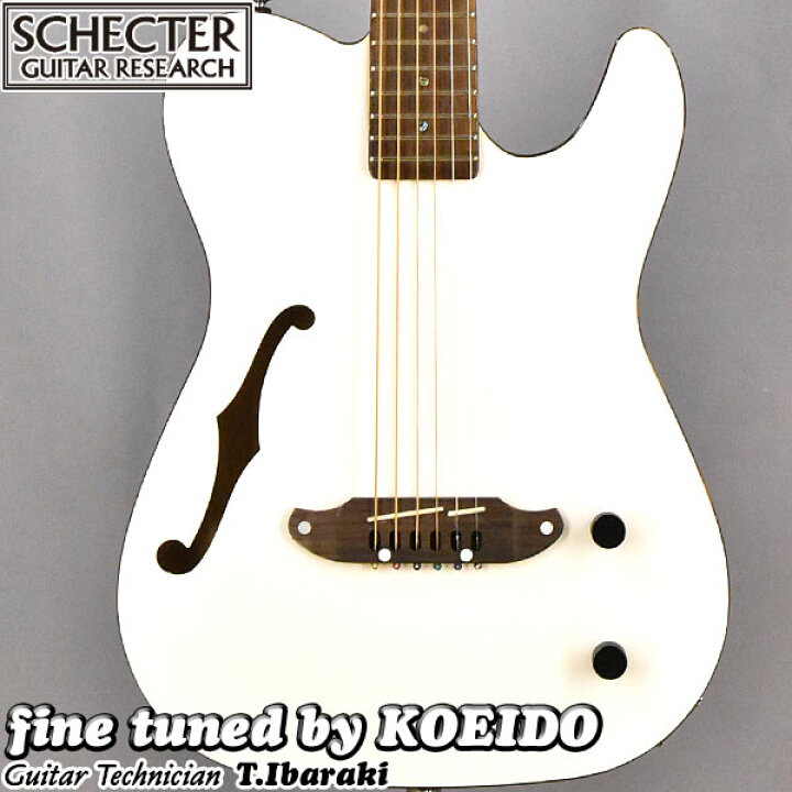 楽天市場】SCHECTER JOL OL-FL-P WHT シェクター・エレアコ【スペア弦 