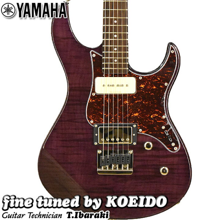 楽天市場】YAMAHA PACIFICA PAC611HFM TPP【クリップチューナー 