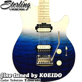 Sterling by MUSICMAN S.U.B Series AX3QM Spectrum Blue (SPB)【アーニーボールストラップ付き】【送料無料】エレキギター