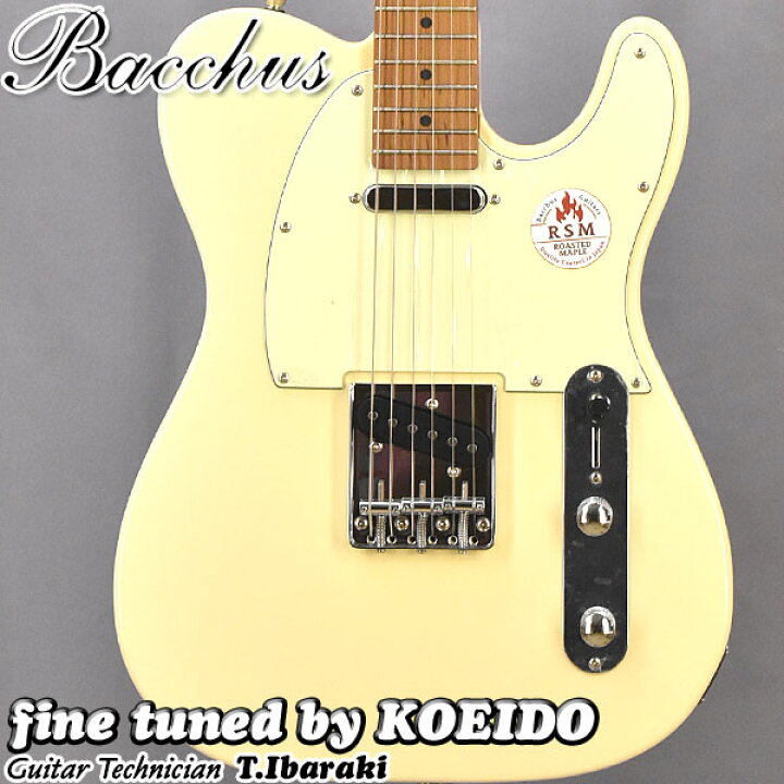 楽天市場】Bacchus BTE-1-RSM/M OWH【ストラップサービス中！】【送料  