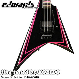EDWARDS E-ALEXI PINK SAWTOOTH [Alexi Laiho アレキシライホ・モデル] 【送料無料】エレキギター