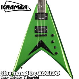 Kramer Dave Mustaine Vanguard Rust in Peace Alien Tech Green 【クリップチューナー、スペア弦付き！】【送料無料】クレイマー フライングV デイヴムスティン メガデス　限定特価