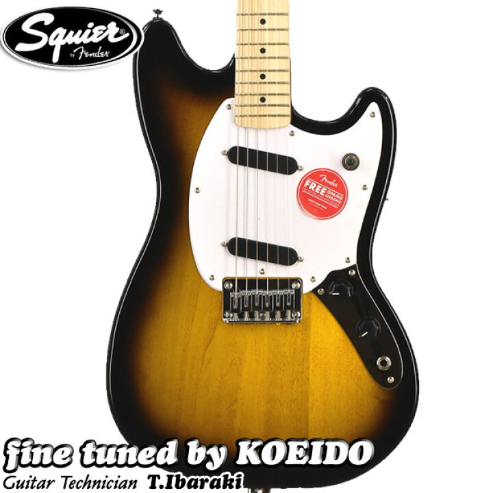 楽天市場】Squier Sonic Mustang MN WPG 2TS エレキギター ムスタング 