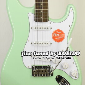 【New】Squier FSR Affinity Stratocaster Sarf Green エレキギター ストラト 【レビュー特典付！】【送料無料】