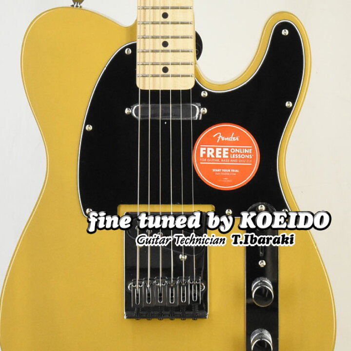 楽天市場】Squier Affinity Telecaster MN BPG BTB 【ストラップ 
