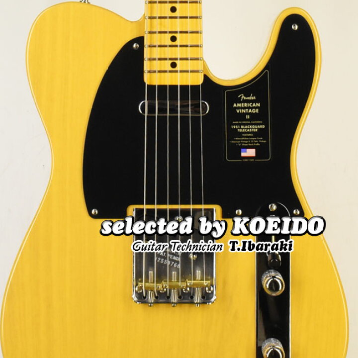 楽天市場】【New】Fender American Vintage II 1951 Telecaster BTB MN 