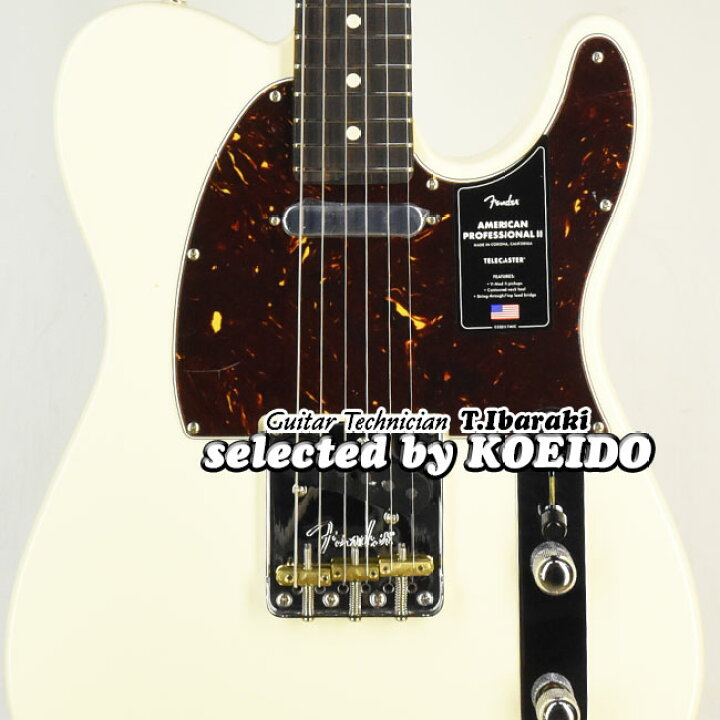 楽天市場】【New】Fender American Professional2 Telecaster RW OWH 
