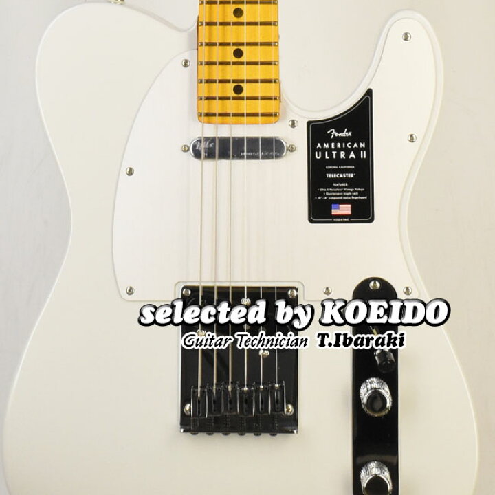 楽天市場】【New】Fender American Ultra II Telecaster MN Avalanche 