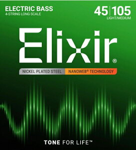 Elixir Bass Strings Light/Medium #14077�y���������z�y��`�O�X�֔����z