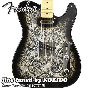 Fender Made in Japan Limited Telecaster Black Paisley(Fine Tuned by KOEIDO)yr[TtztF_[@2025eLX^[