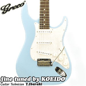 Greco WS-ADV-G Sky Blue【クリップチューナー、ストラップ、スペア弦付き!】【送料無料】グレコ エレキギター 日本製 Made In Japan