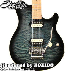 Sterling by MUSICMAN AX50QM Yucatan Blue(fine tuned by KOEIDO)�y�X�y�A���T�[�r�X���I�zAXIS���Č�����AX50
