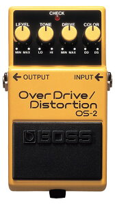 BOSS OS-2 OverDrive/Distortion�y���^�[�p�b�N�����z�y���������z�{�X�@�G�t�F�N�^�[�@�I�[�o�[�h���C�u�@�f�B�X�g�[�V����