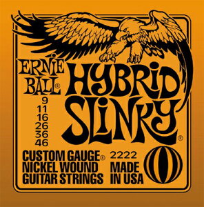 ERNIE BALL #2222 Hybrid Slinky GLM^[yzy`OX֔z
