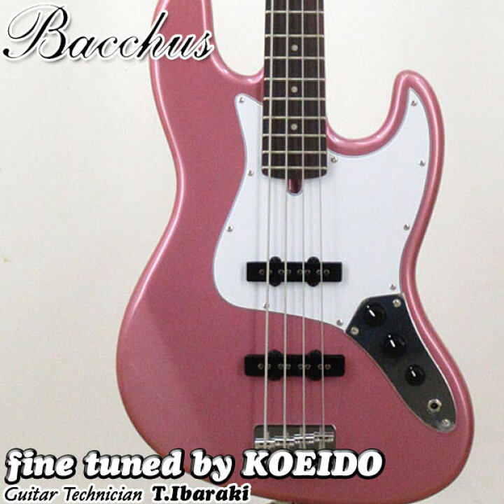 楽天市場】Bacchus BJB-1R BGM【送料無料】エレキベース 初心者 入門用 