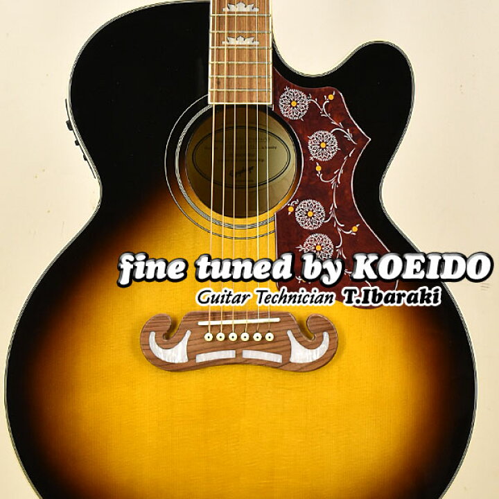 楽天市場】Epiphone J-200EC STUDIO VS【スペア弦付き】【送料無料 
