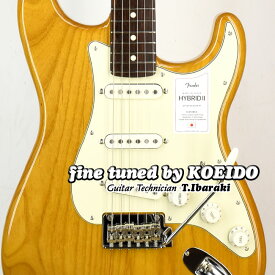 【限定特価】Fender Made in Japan Hybrid II Stratocaster RW Vintage Natural(Fine Tuned by KOEIDO)【送料無料】【レビュー特典付き】フェンダー　エレキギター　ストラトキャスター