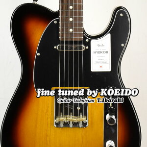 Fender Made in Japan Hybrid II Telecaster RW 3-Color Sunburst(Fine Tuned by KOEIDO)tF_[EeLX^[yr[Ttz