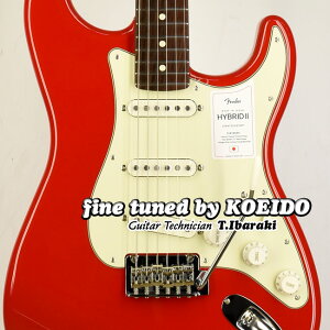 Fender Made in Japan Hybrid II Stratocaster RW Modena Red(Fine Tuned by KOEIDO)�y���r���[���T�t���z�t�F���_�[�G���L�M�^�[�@�X�g���g�L���X�^�[