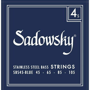 SADOWSKY SBS45 Blue Stainless Steel �G���L�x�[�X���u���[���x���y���������z�y��`�O�X�֔����z