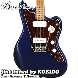 Bacchus BJM-1-RSM/M DLPB【ストラップサービス中！】【送料無料】バッカス　エレキギター　ジャズマスター 初心者　入門用