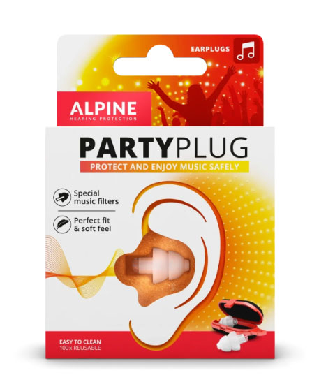 新着セールALPINE HEARING PROTECTION  PartyPlug イヤープラグ耳栓ライブ用耳栓