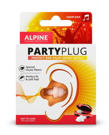 ALPINE HEARING PROTECTION PartyPlug イヤープラグ耳栓【定形外郵便発送】【送料無料】ライブ用耳栓