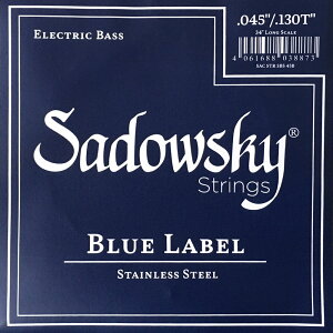 SADOWSKY SBS45B Blue Stainless Steel 5���p�G���L�x�[�X���u���[���x���y���������z�y��`�O�X�֔����z