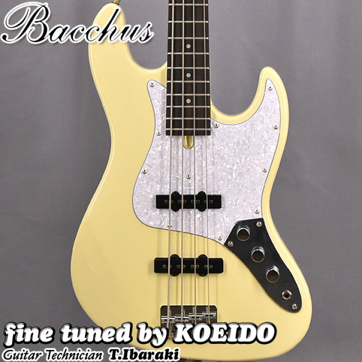 楽天市場】Bacchus WJB-360R OWH【送料無料】バッカス エレキベース 