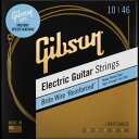 Gibson SEG-BWR10 Brite Wire Reinforced Light エレキギター弦ライトゲージ【送料無料】【定形外郵便発送】