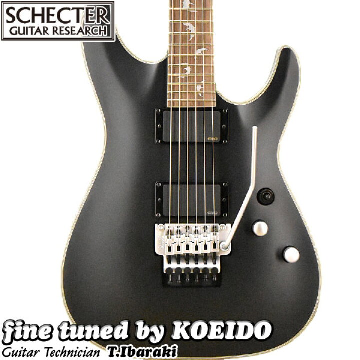 楽天市場】SCHECTER AD-DM-PTM-FR Damien Platinum-6FR SBK【スペア弦 