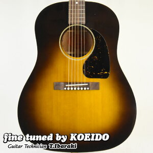 �i�����񂹏��i�jEpiphone Inspired by Gibson Custom Tamio Okuda J-45 Washed Vintage Sunburst�y�X�y�A���A�N���b�v�`���[�i�[�t���z�y���������z�G�s�t�H���@�A�R�[�X�e�B�b�N�M�^�[ ���c����