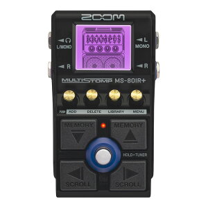 ZOOM MULTI STOMP MS-80IR+ Plus 【レターパック発送】【送料無料】ズーム アンプシミュレーター