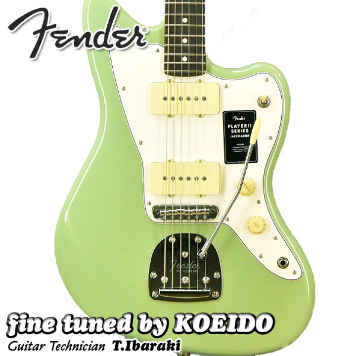 楽天市場】【New】Fender MEXICO Player II Jazzmaster RW Birch Green 