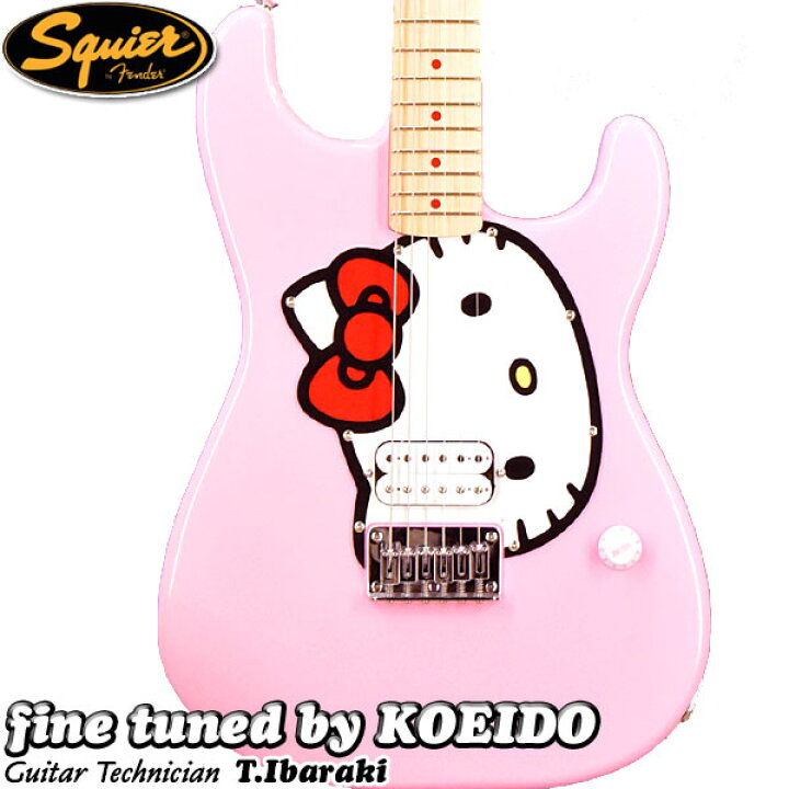 楽天市場】Squier Limited Edition Hello Kitty Stratocaster 