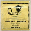 QUIAM Ukulele Strings Concert&Tenor Low-G ブラック　ウクレレセット弦【定形外郵便発送】
