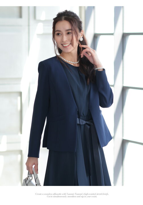 新品 aprimary ❤︎ パーティー ドレス ジャケット ネイビー