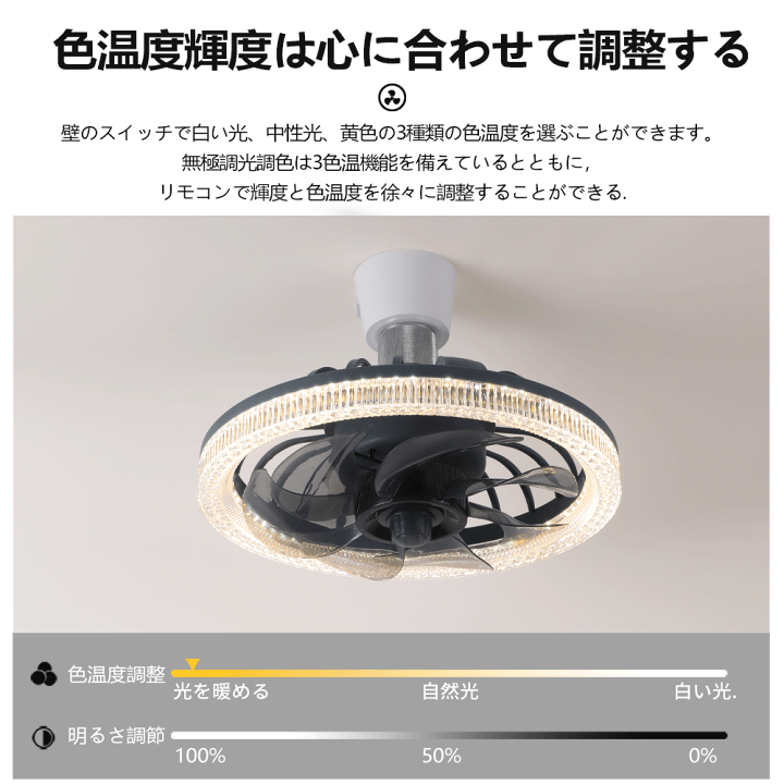 楽天市場】シーリングファンライト LEDライト E26口金 LED