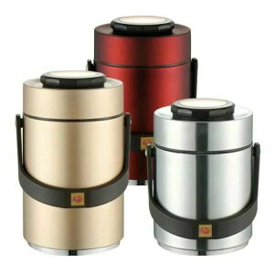 保温スープ容器 ステンレスランチジャー 2段 /3段 大型フードサーモスジャー 真空304 ステンレスランチジャー 弁当箱 シルバー お弁当箱 保温弁当箱ランチジャー ランチボックス 通勤 運動会