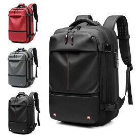 ビジネスリュック リュックサック メンズ バックパック 50L 真空圧縮 PC収納 防水 大容量 盗難防止 旅行 出張 15.6インチ プレゼント