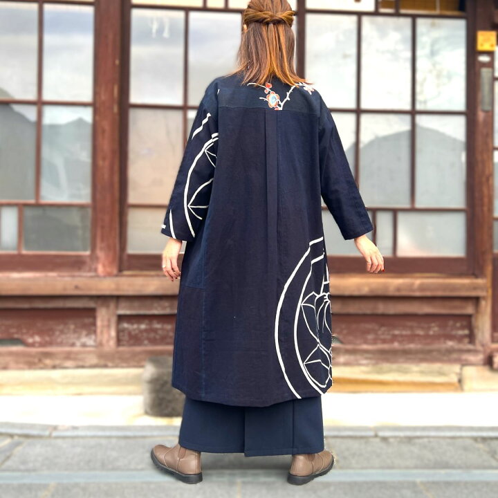 楽天市場】【古布リメイク前開きワンピース】高木ふくえ作家一点物創作 