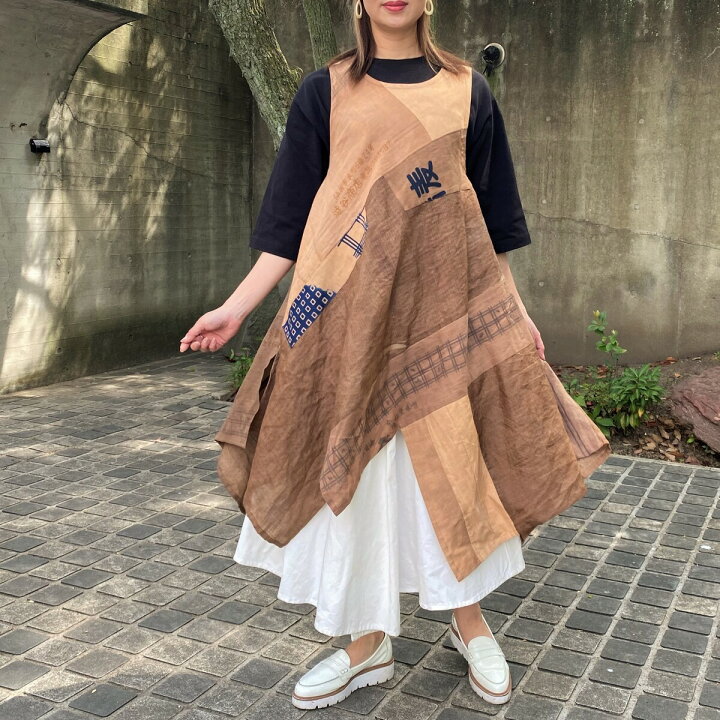 楽天市場】1,000円offクーポン配布中【柿渋染めジャンパースカート 