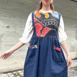 楽天市場】 匠の創作服 > 匠のワンピース : 古布と藍染めこっとんコットン