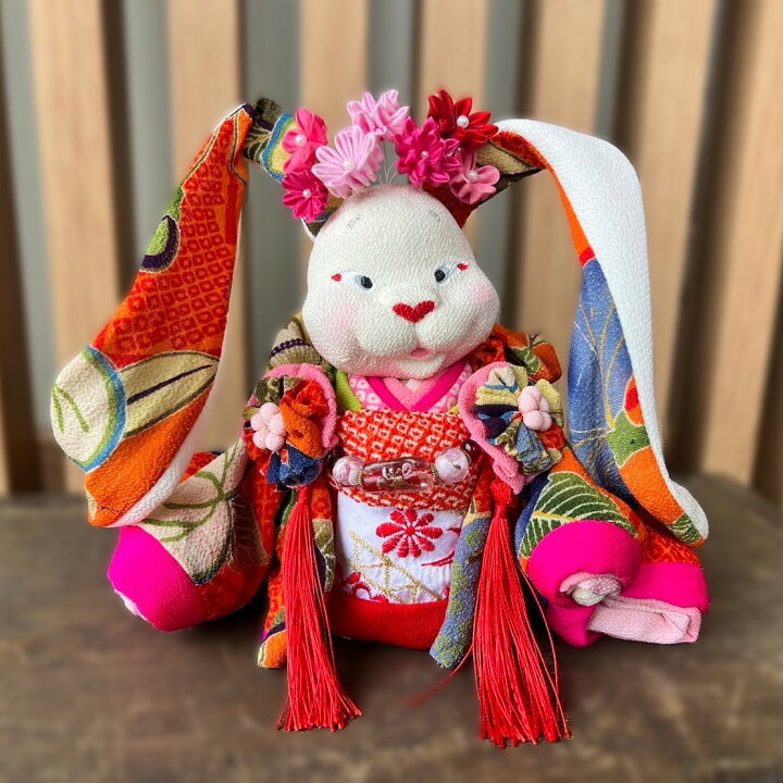 楽天市場】【創作兎雛人形】兎兎家ととや作家一点物オリジナル綿正絹 
